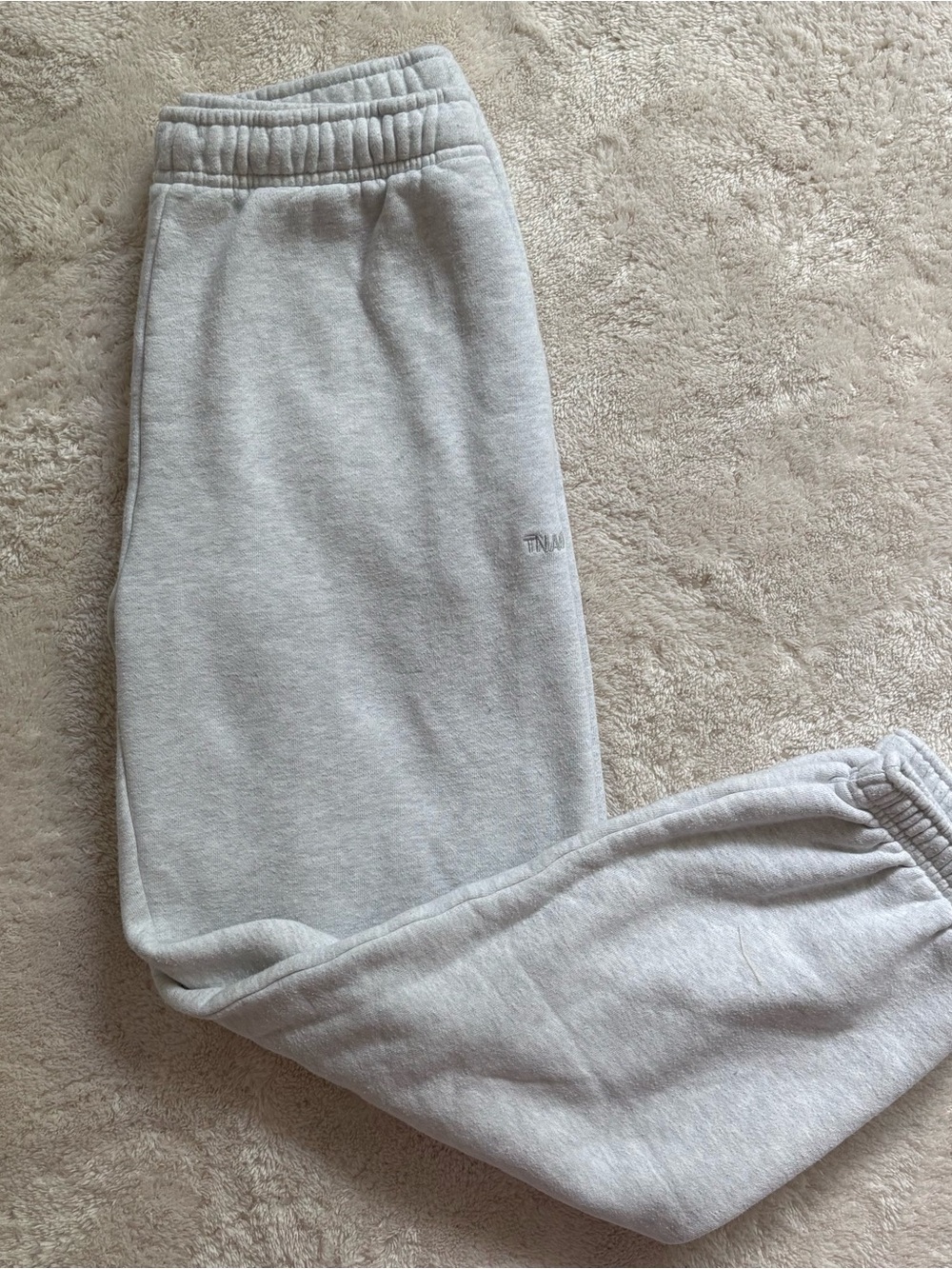 Aritzia TNA Light Gray Track Pants